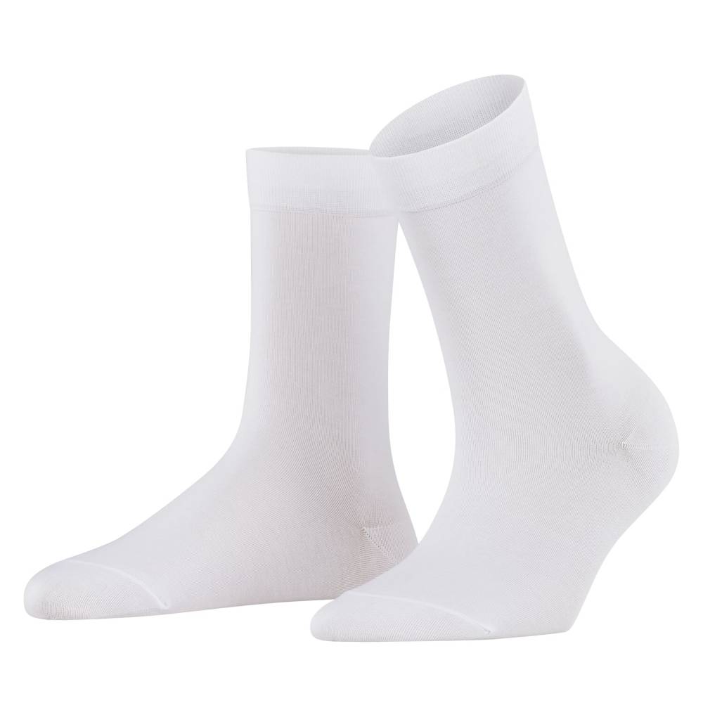 Falke Cotton Touch Strømper Dame Hvit 1-pk