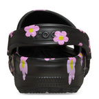 Crocs Classic Flower Clog Unisex Black