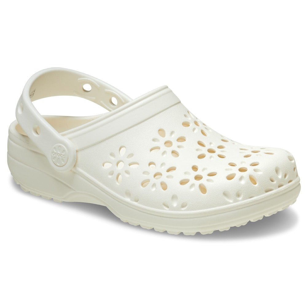 Produktbild 6 - Crocs Classic Clog Floral Cut Out Chalk