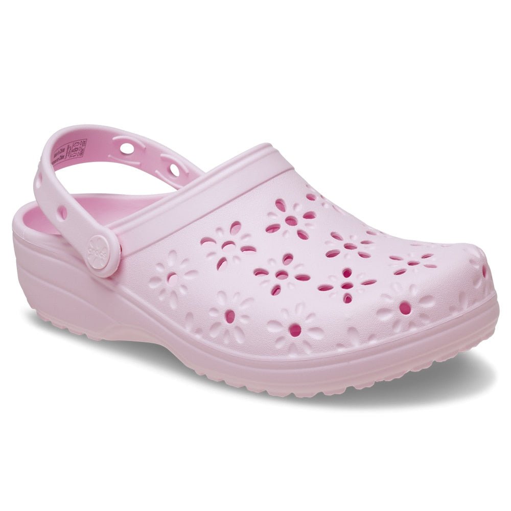 Produktbild 6 - Crocs Classic Clog Floral Cut Out Pink Milk