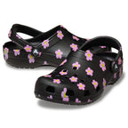 Crocs Classic Flower Clog Unisex Black
