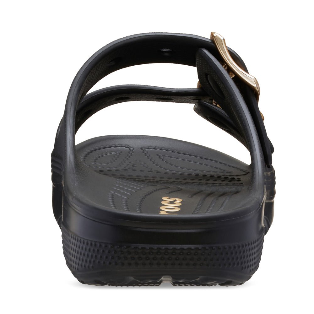 Crocs Saturday Sandaler Metallic Buckle Dame Svart