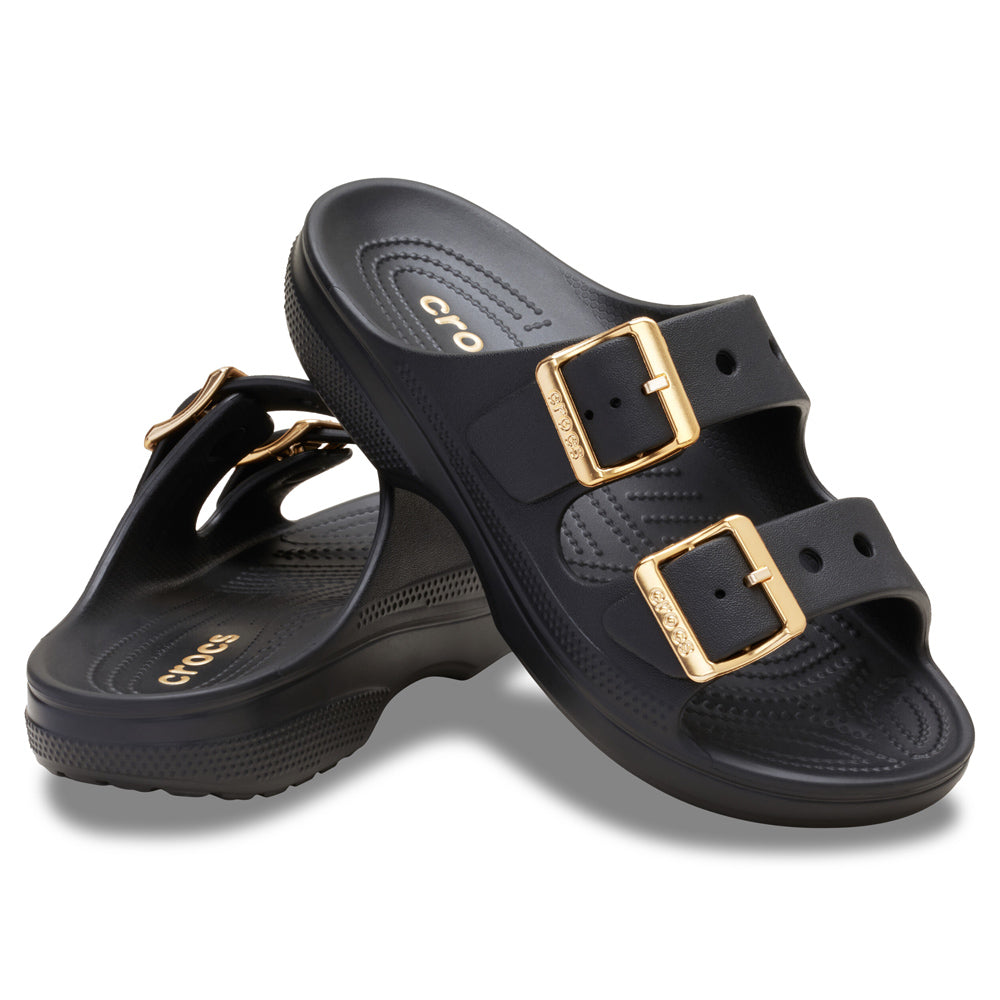 Produktbild 3 - Crocs Saturday Sandal Metallic Buckle Women Black