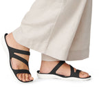 Crocs Womens Swiftwater Sandal Black White
