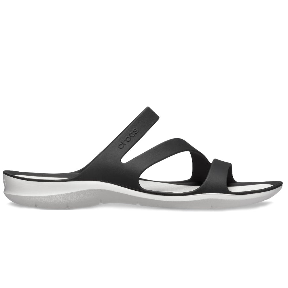 Crocs Women's Swiftwater Sandal Black White