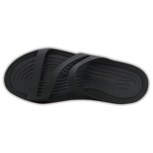 Crocs Womens Swiftwater Sandal Black