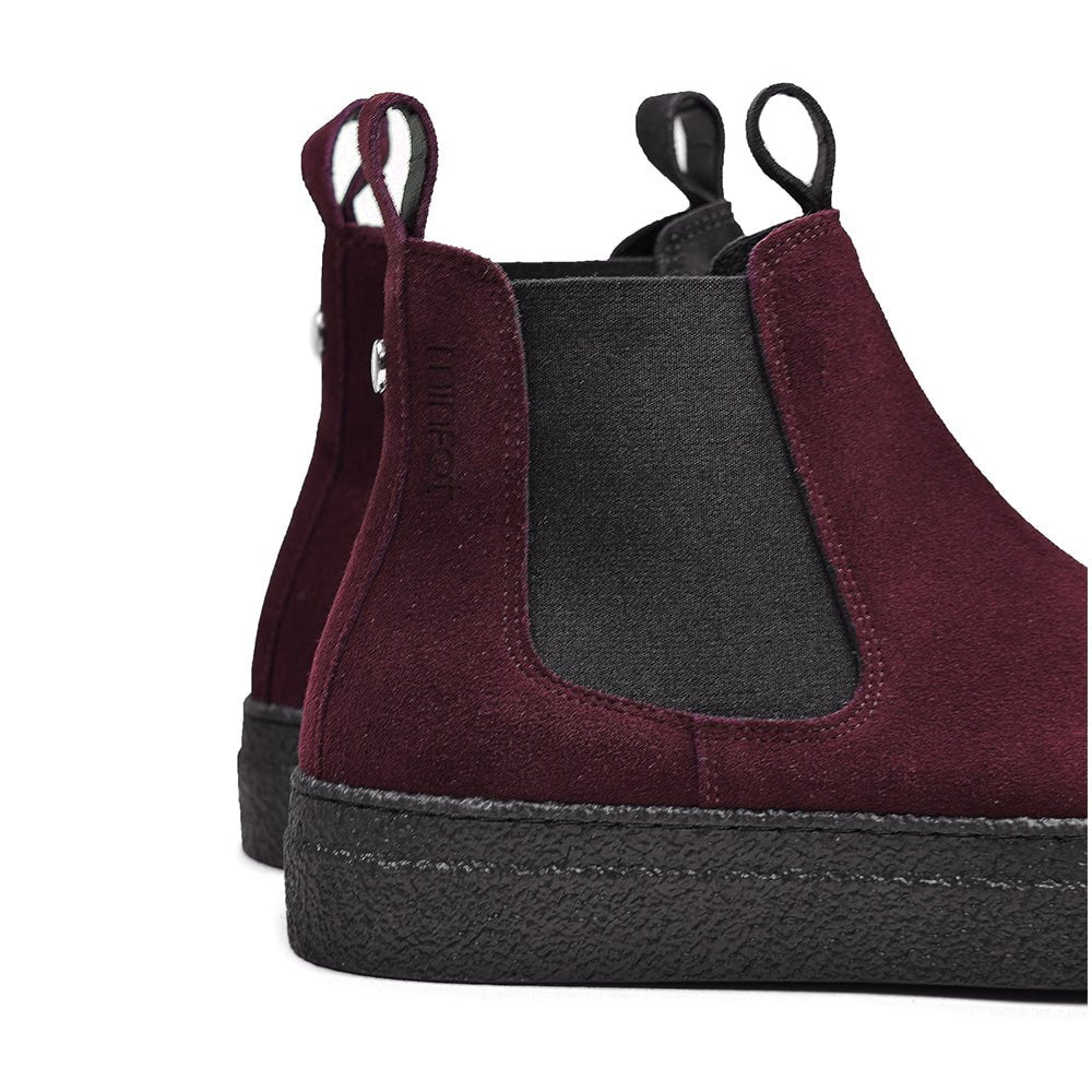 Minfot Chelsea boots Visby Semsket skinn Bordeaux