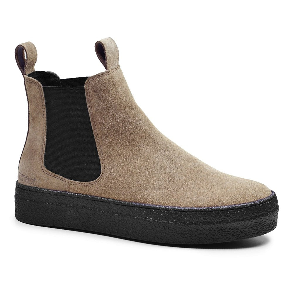 Produktbild 3 - Minfot Chelsea Boots Visby Mocka Marmotta
