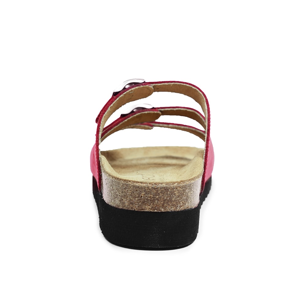 Produktbild 4 - Minfot Sandal Mjuk Bio Röd Nubuck