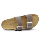 Minfot Sandaler Myk Bio Moa Semsket skinn Grå