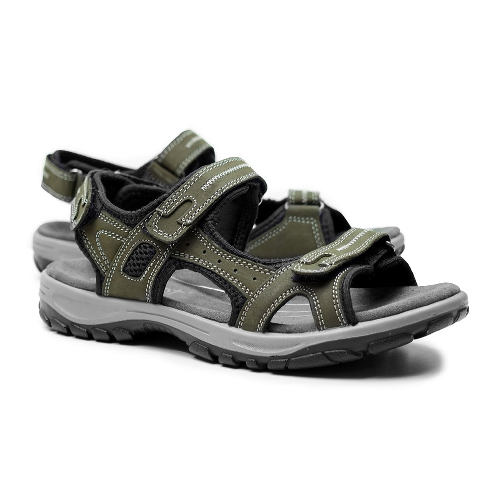 Produktbild 6 - Minfot Sandaler Torekov Dame Nubuck Olivgrønn