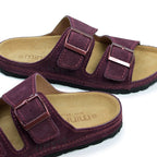 Minfot Sandaler Voss Semsket skinn Burgunder