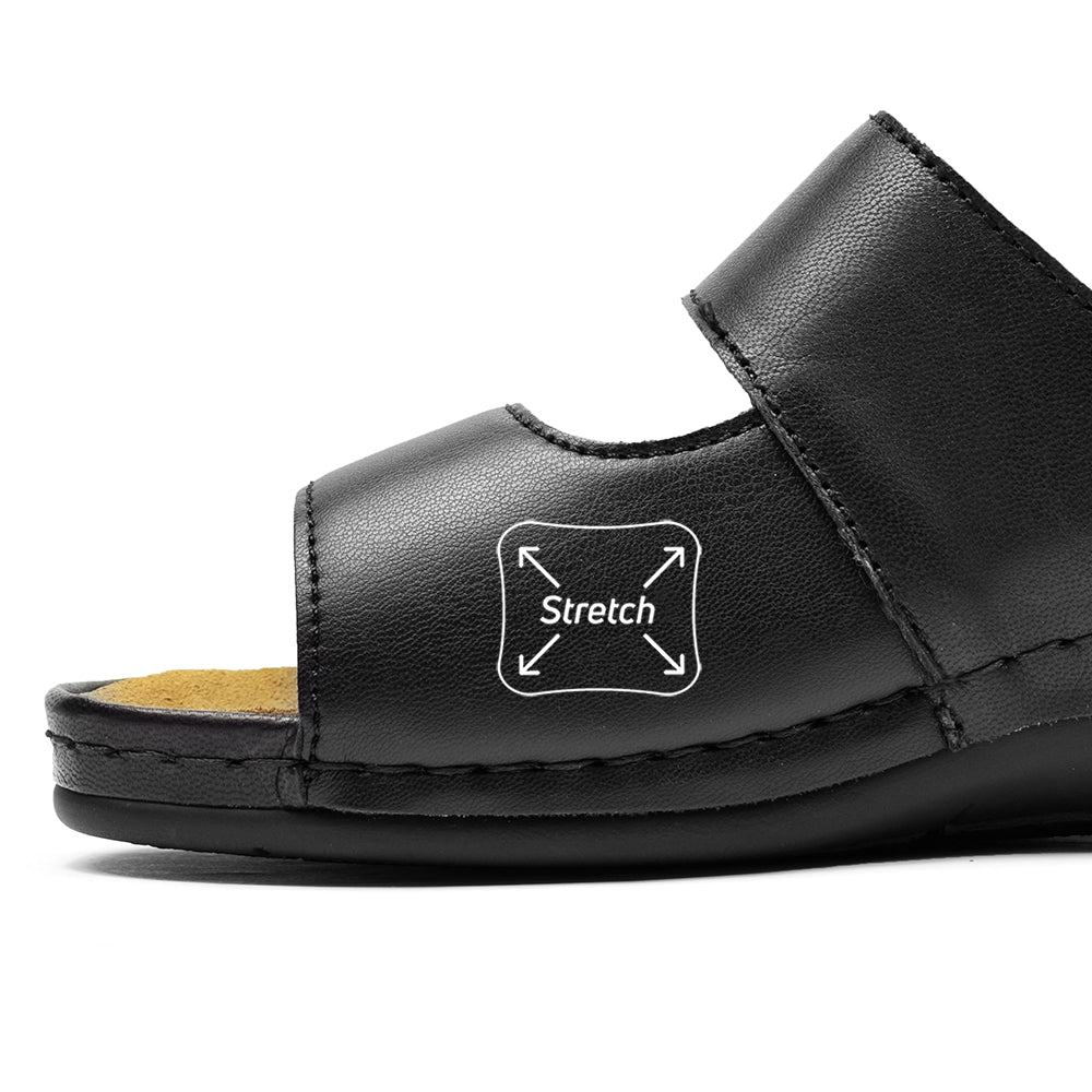 Minfot Sandaler Stretch Petunia Svart