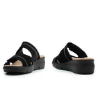 Minfot Sandal Komfort Maira Nubuck Svart
