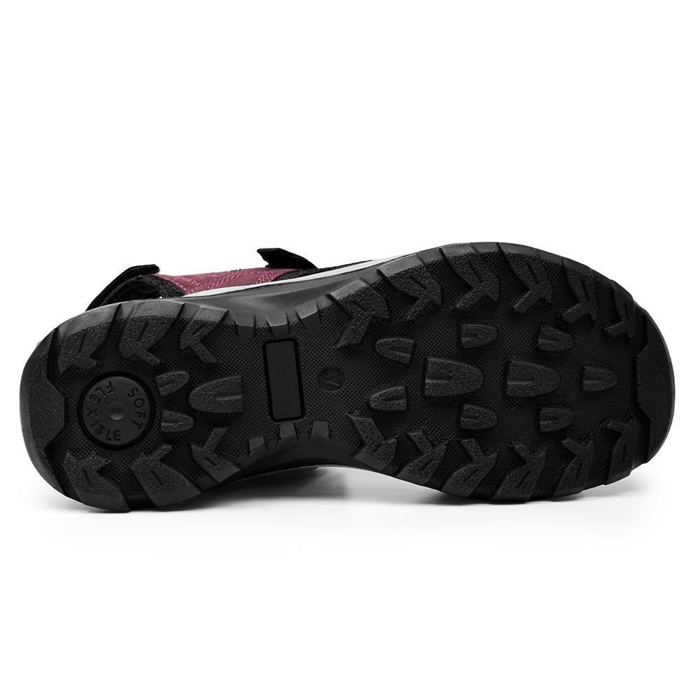 Minfot Sandaler Sandhamn Dame Nubuck Bordeaux