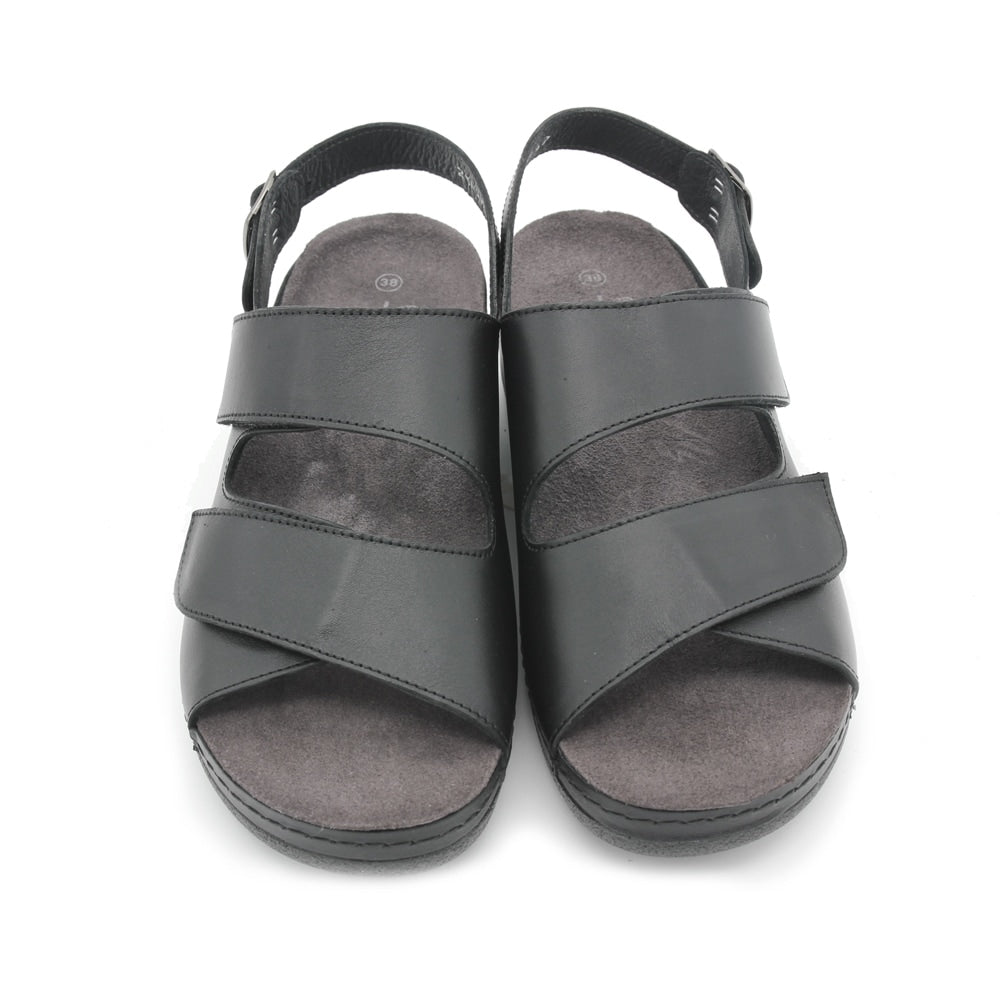 Embla Hälsoskor Sandaler Mimmi Svart ergoflex/Hælrem