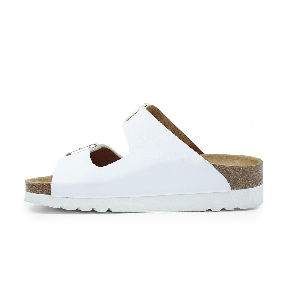 Scholl Sandaler Adapta Ilary Dame Leather Hvit