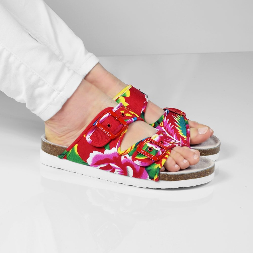 Sköna Marie Sandaler Ellie Red Multi