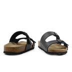 Minfot Softstep Sandaler Dam Biosandal 2-remmer Svart