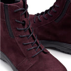 Minfot Boots Nora Semsket skinn Bordeaux
