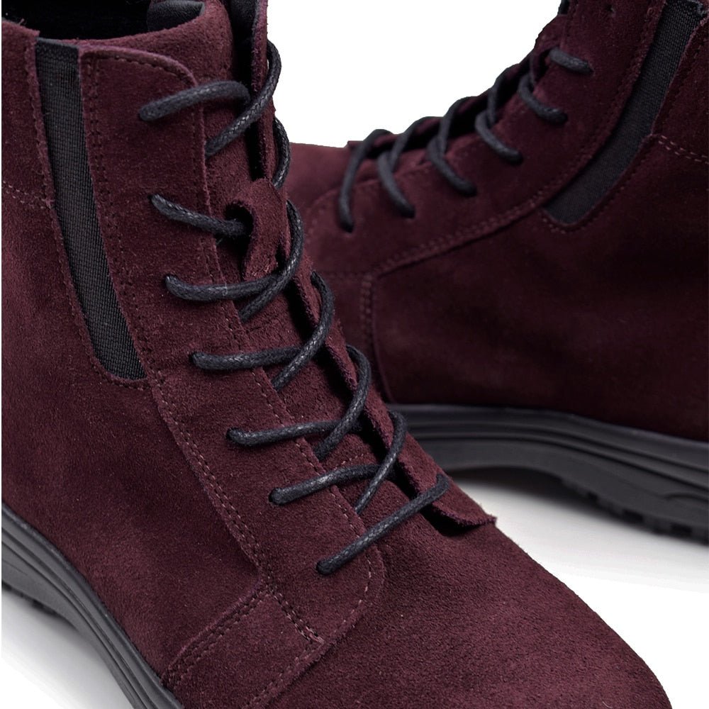 Minfot Boots Nora Semsket skinn Bordeaux