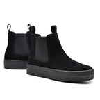 Minfot Chelsea boots Visby Dame Semsket skinn Svart