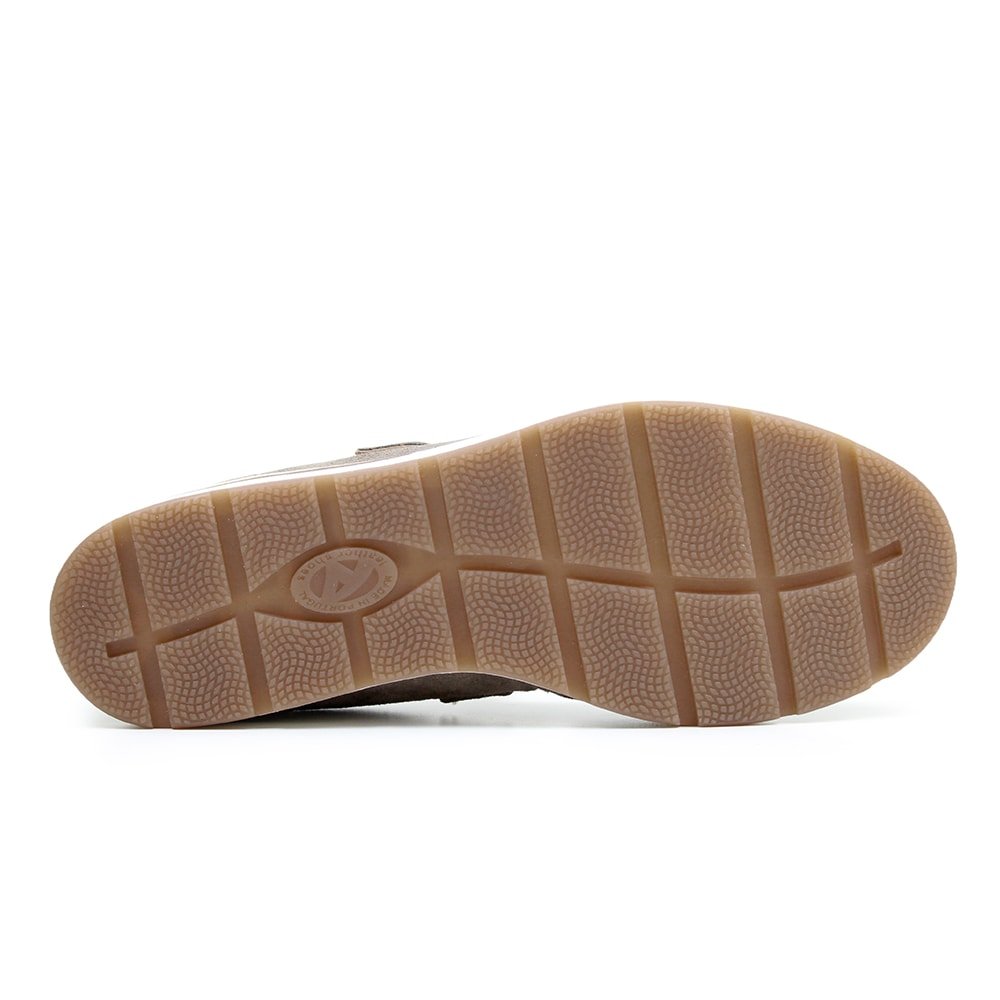 Minfot Ballerinasko med rem Joyce Stretch Nubuck Stone