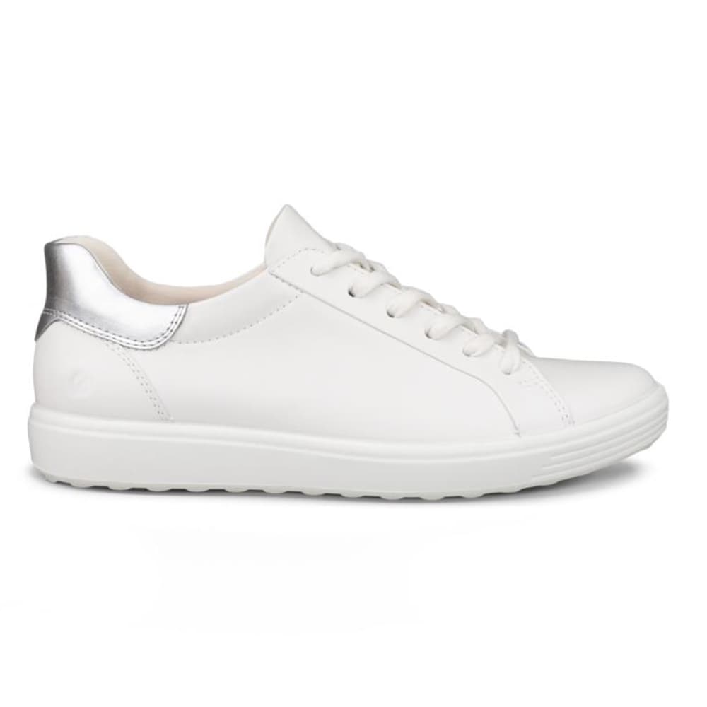 ECCO Soft 7 Dame White Silver
