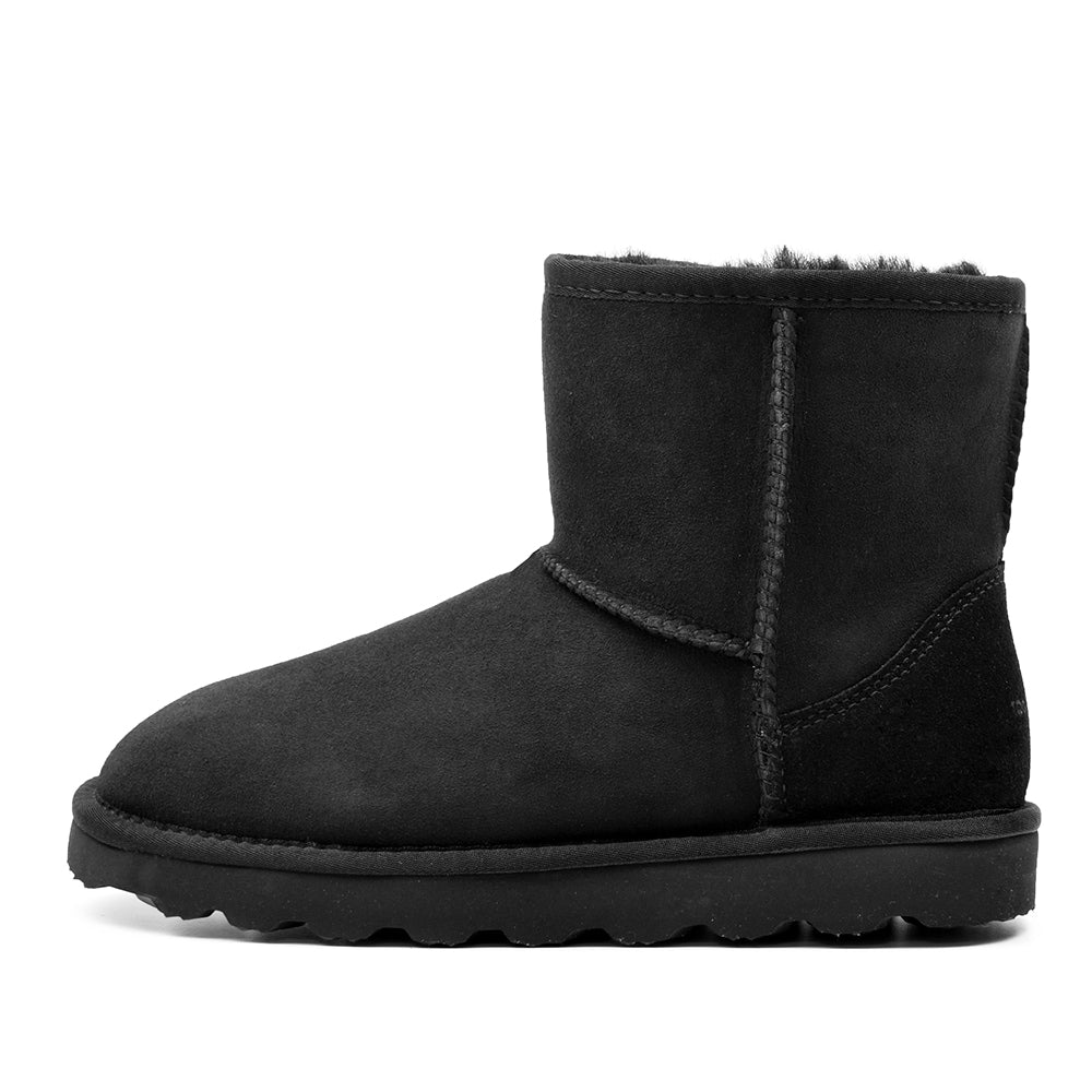Rugged Gear Støvler Saueskinn Classic Black 