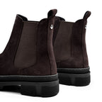 Minfot Chelsea boots Oslo Semsket skinn Mørkebrun