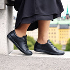 Minfot Aveny Sneaker Dame Skinn Svart