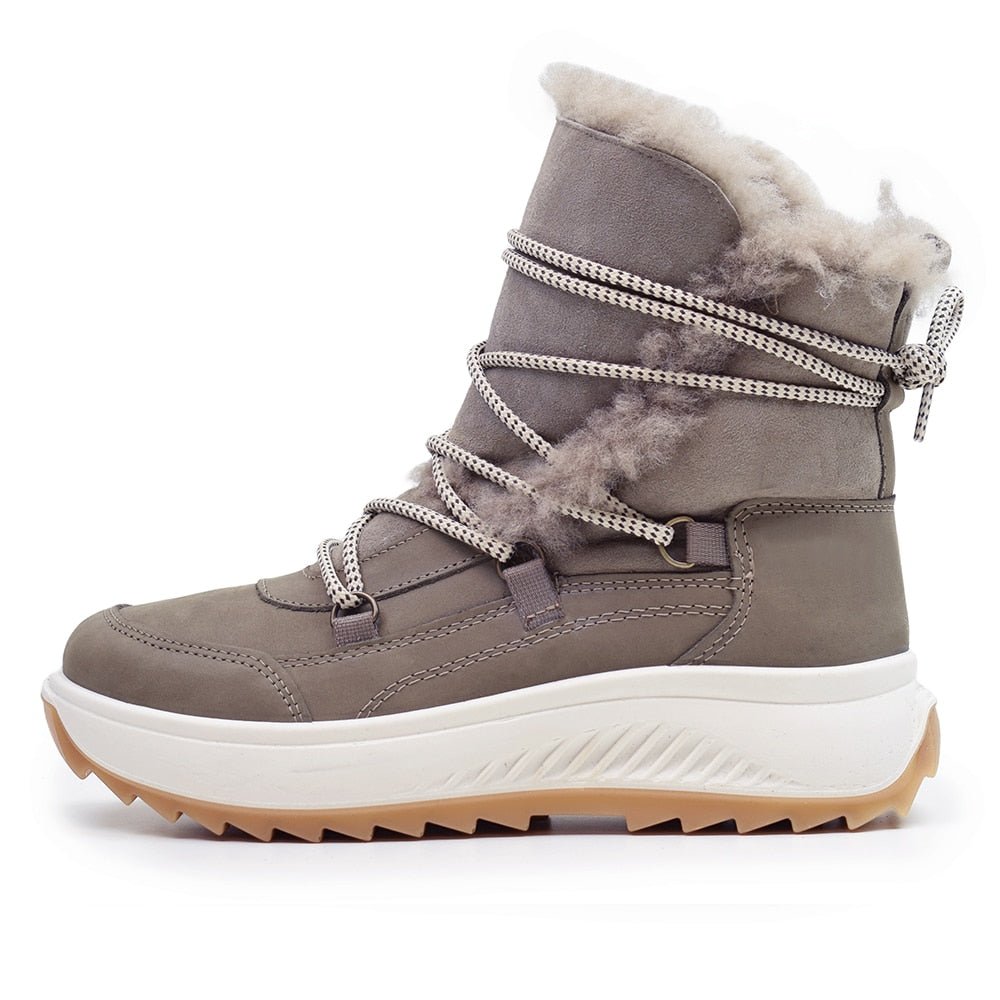 Produktbild 4 - Minfot Arctic Vinterkängor med fårskinn J-TEX Taupe