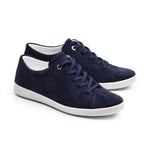 Minfot Aveny Sneaker Dame Semsket skinn Navy