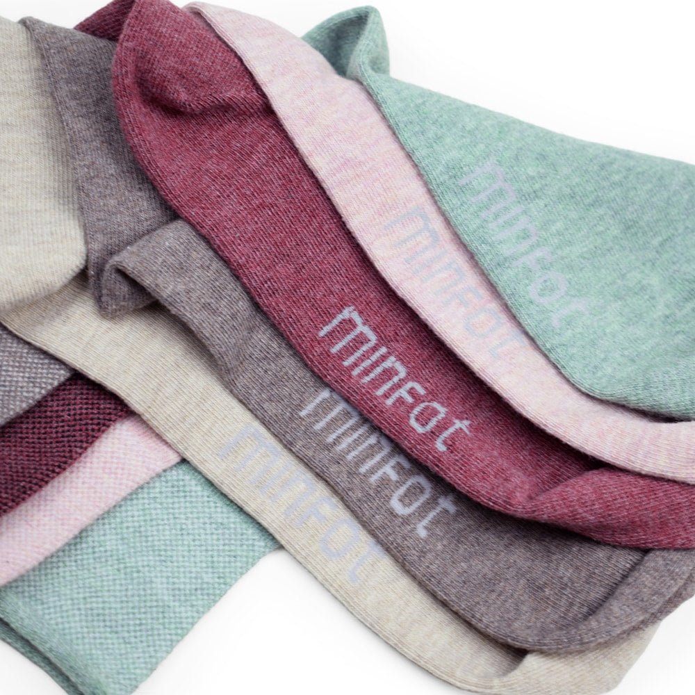 Produktbild 7 - Minfot Bomullsstrumpor Sensitive Meadow 5-pack