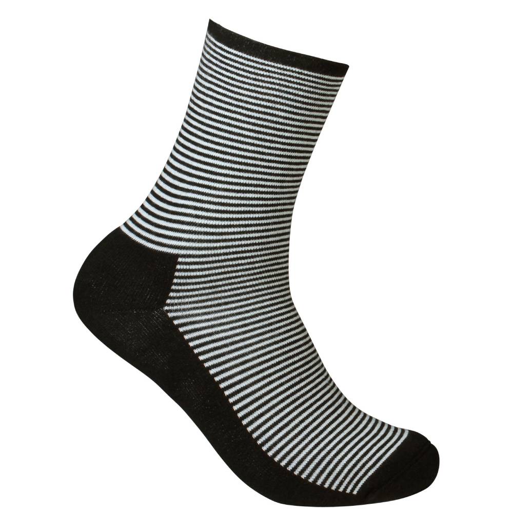 Doktorn Rekommenderar Strømper Diabetic Stripet Svart