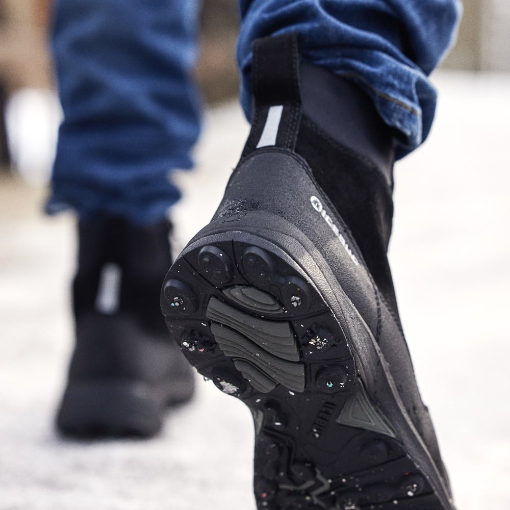 Icebug Metro2 Semsket skinn BUGrip Herre Black