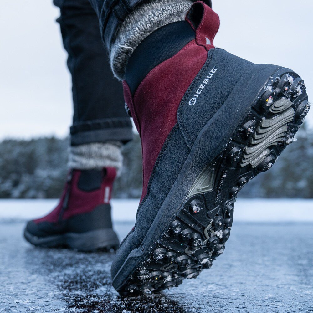 Icebug Metro2 Semsket skinn W BUGrip Mulberry