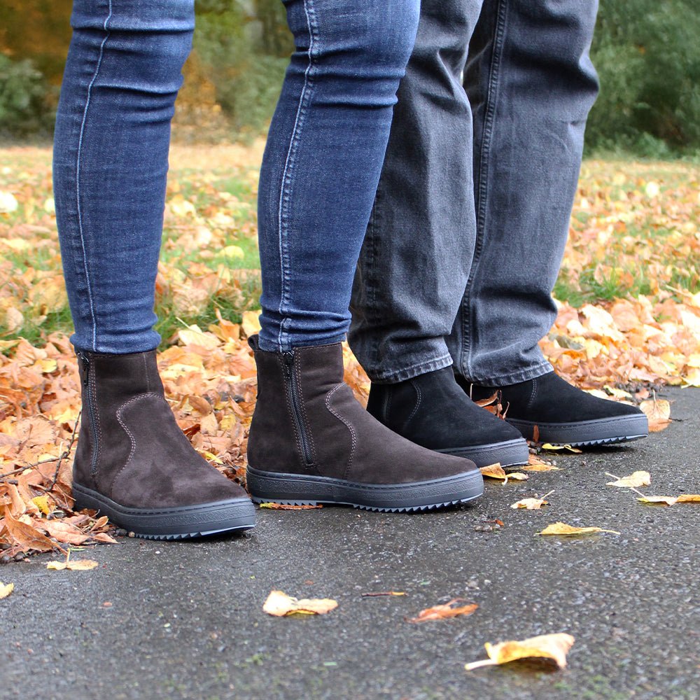 Produktbild 18 - Minfot Piggsko Idre Semsket skinn Ull Mørkebrun