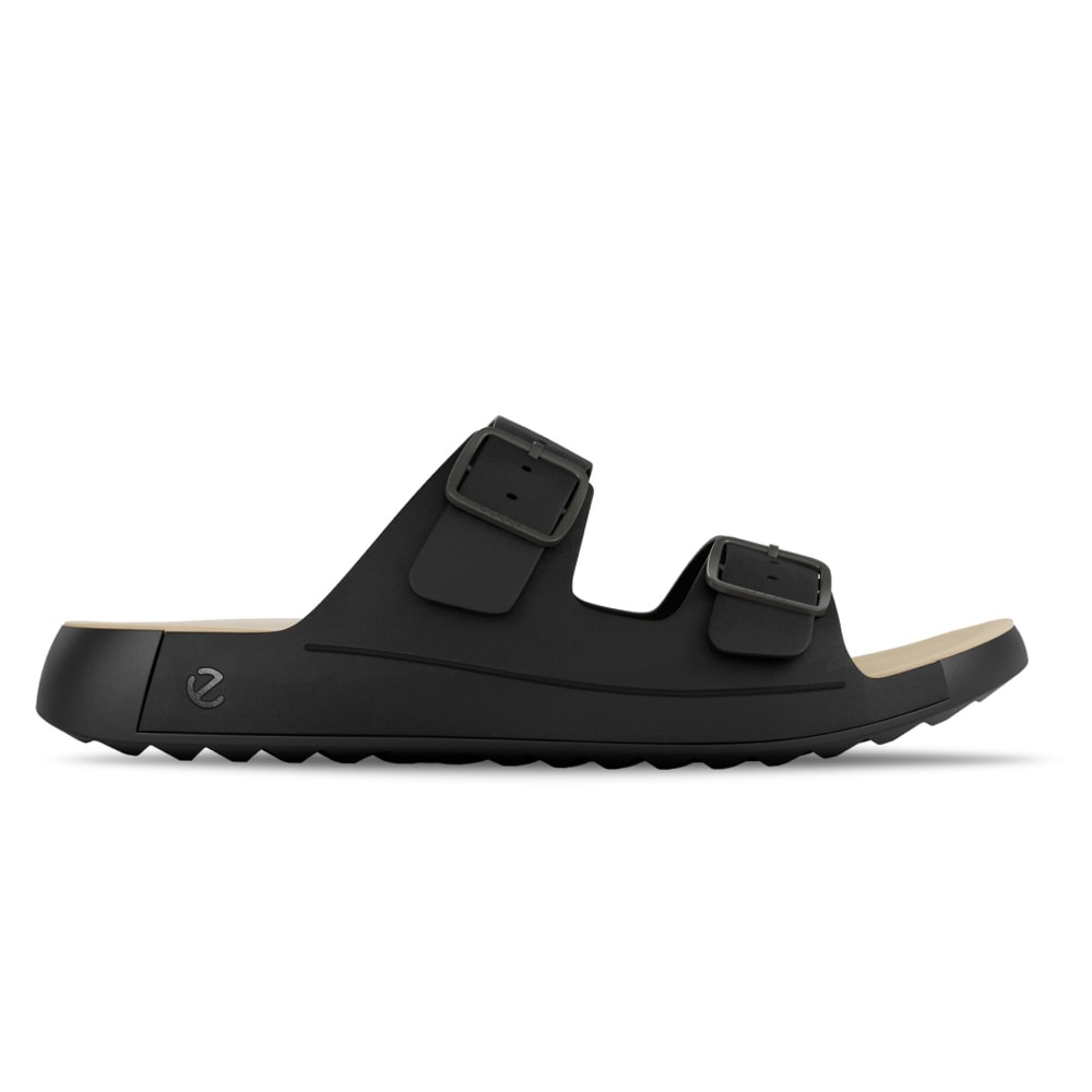 ECCO Cozmo Herresandal Svart Skinn