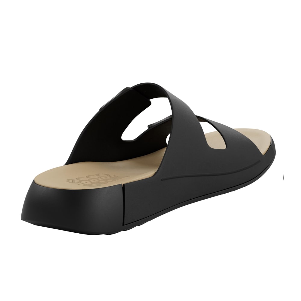 ECCO Cozmo Herresandal Svart Skinn