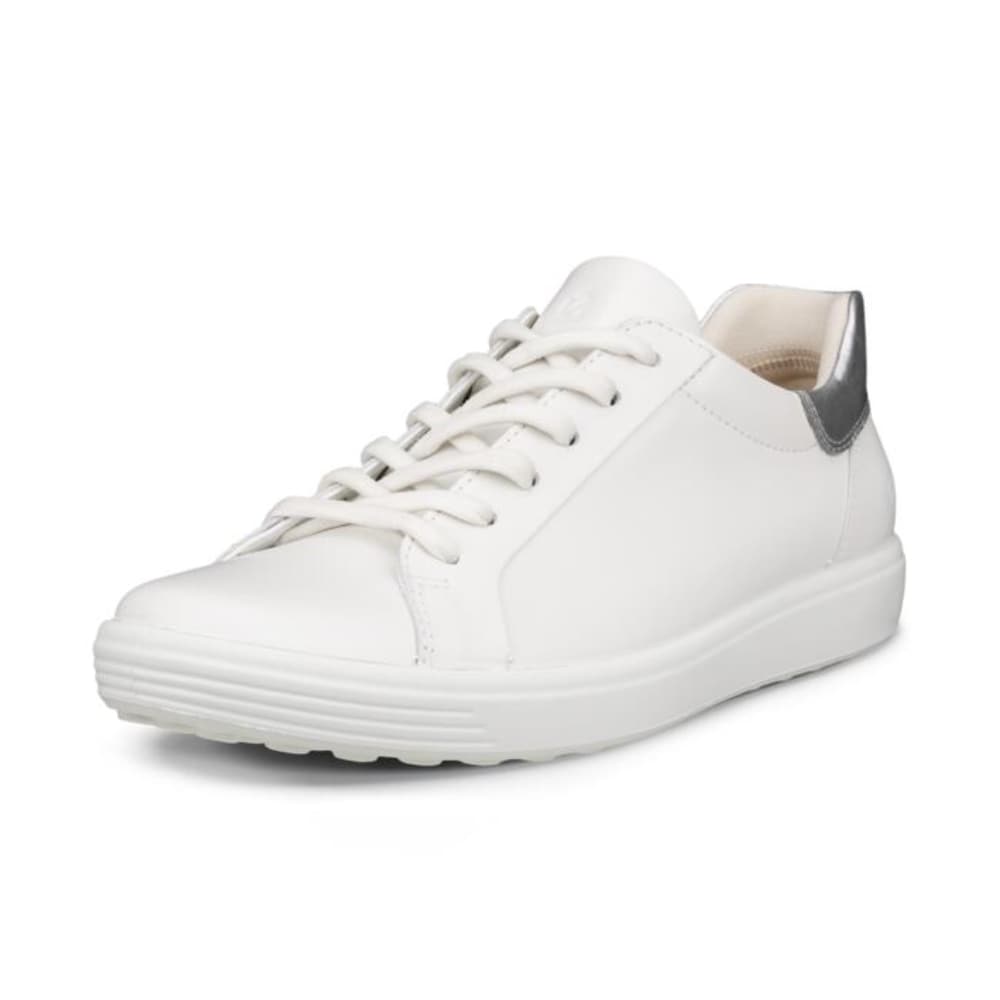 ECCO Soft 7 Dame White Silver