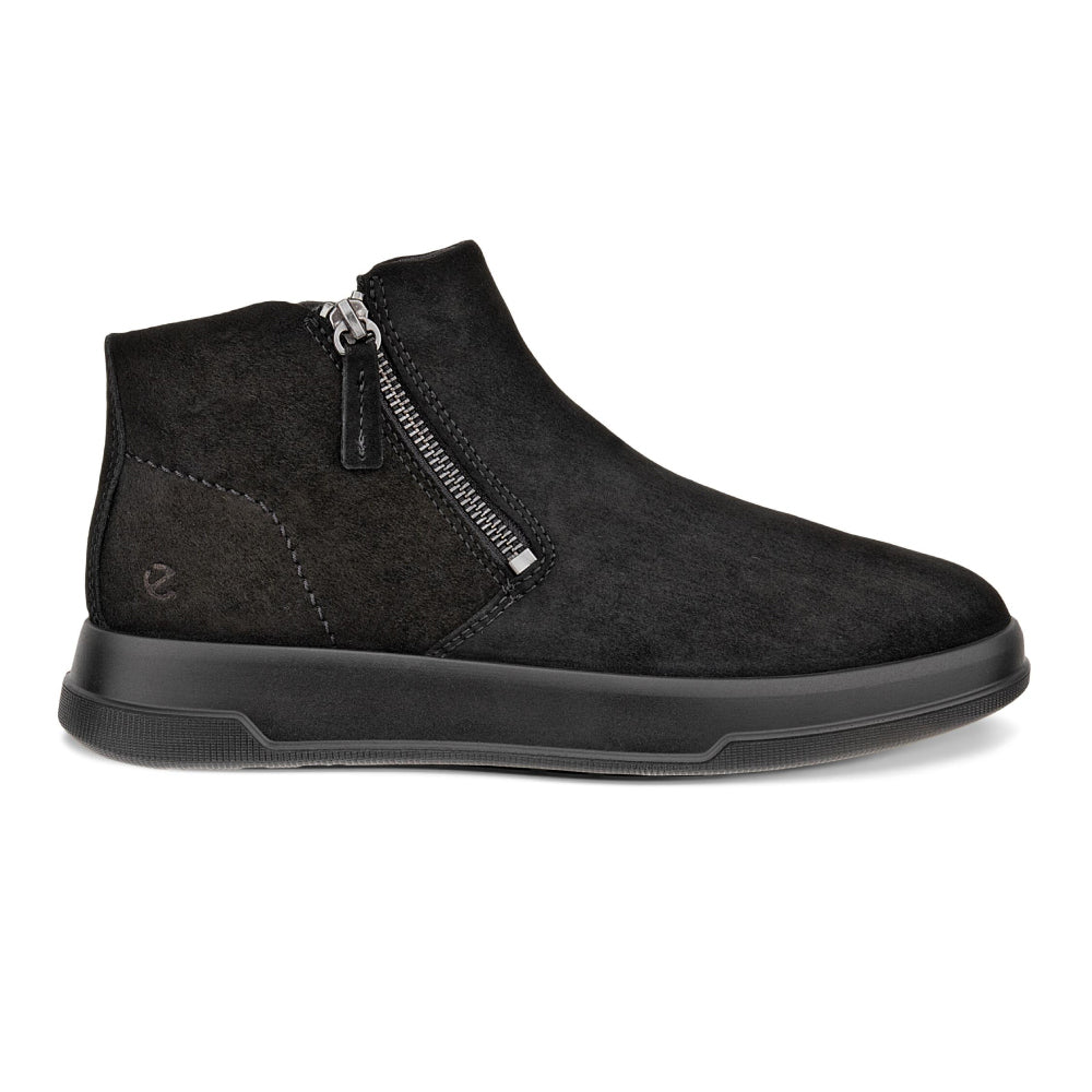 ECCO Move Zip Bootie Dam Black