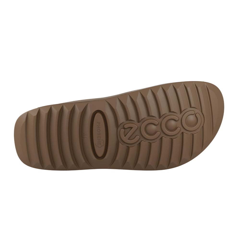 ECCO Cozmo Herresandal Skinn Brun