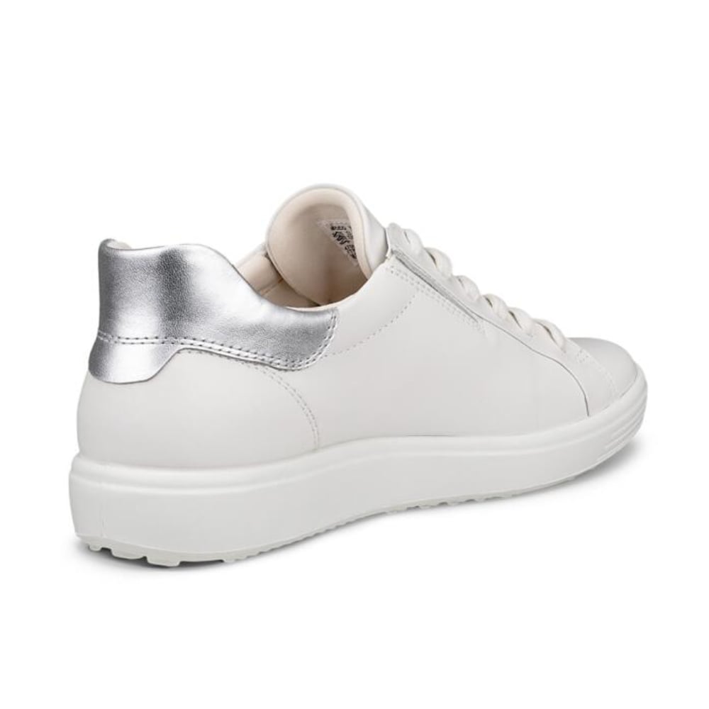 ECCO Soft 7 Dame White Silver