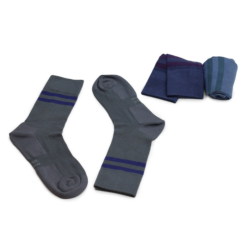 Produktbild 2 - Minfot Bambusstrømper Crew Svalbard 3-pk