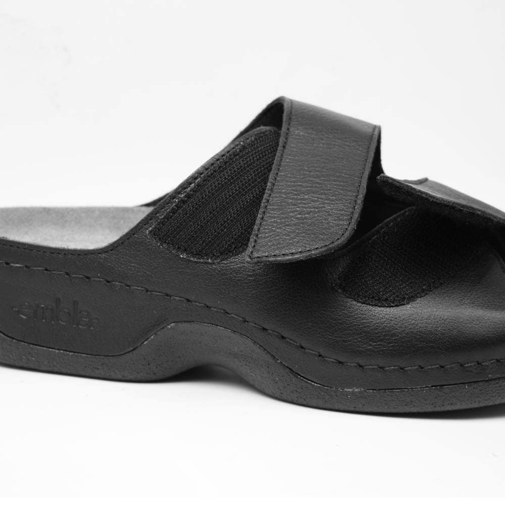 Embla Hälsoskor Sandaler Agnes Ergoflex Elastisk Svart
