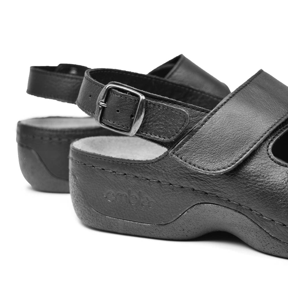 Embla Hälsoskor Sandaler Ingrid Ergoflex Elastisk Svart