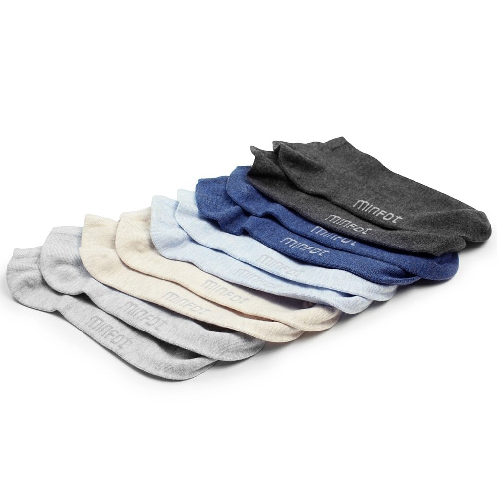 Produktbild 7 - Minfot Bambusstrømper Sneaker Sensitive Melange 5-Pack