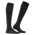 Falke Family Knestrømper Dame Bomull Gråmelert 1-pk