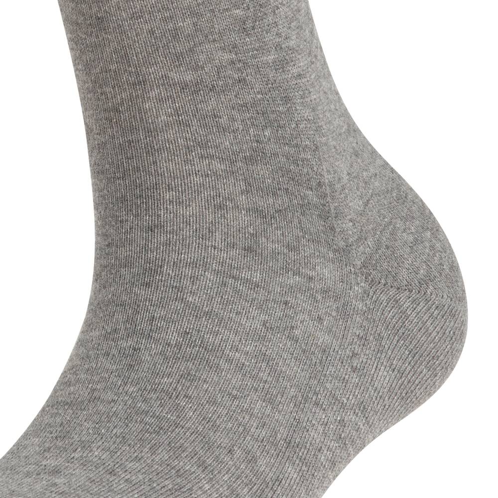 Falke Family Knestrømper Dame Bomull Grå 1-pk